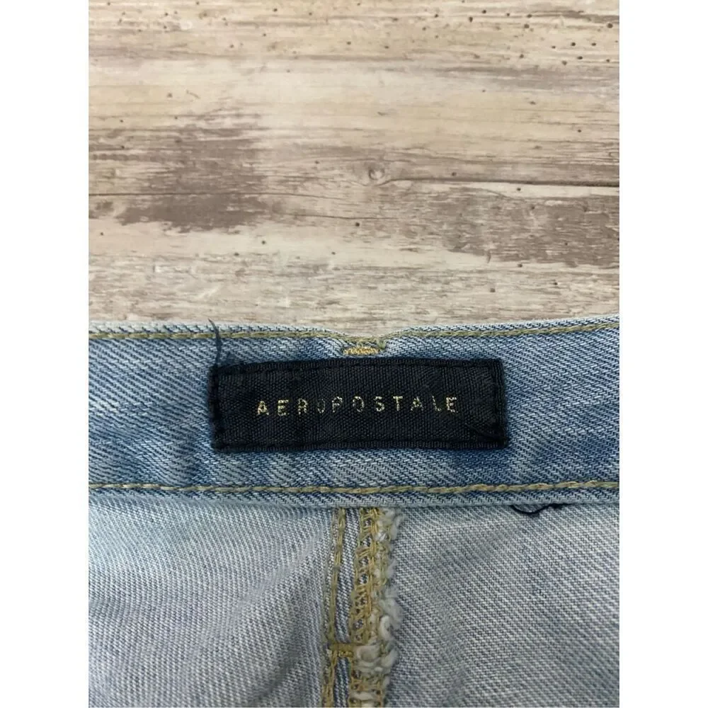 Aeropostale Aero Cheeky Jean Shorts Size 8